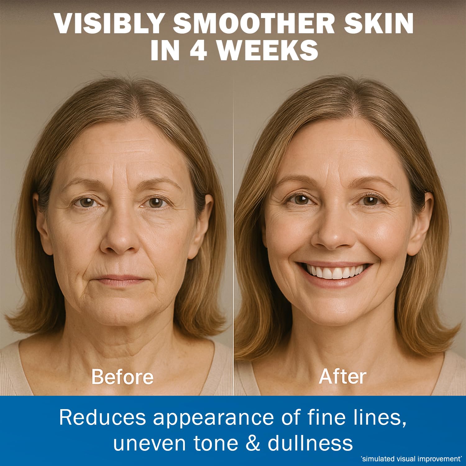 DEL SUR Retinol Face Cream 50ml Anti-Aging Night Moisturizer with Hyaluronic Acid Bakuchiol Niacinamide - Image 3