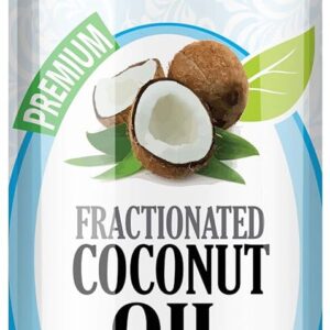 Healing Solutions Fractionated Coconut Oil (16oz Bulk) – Carrier for Essential Oils, Skin, & Hair