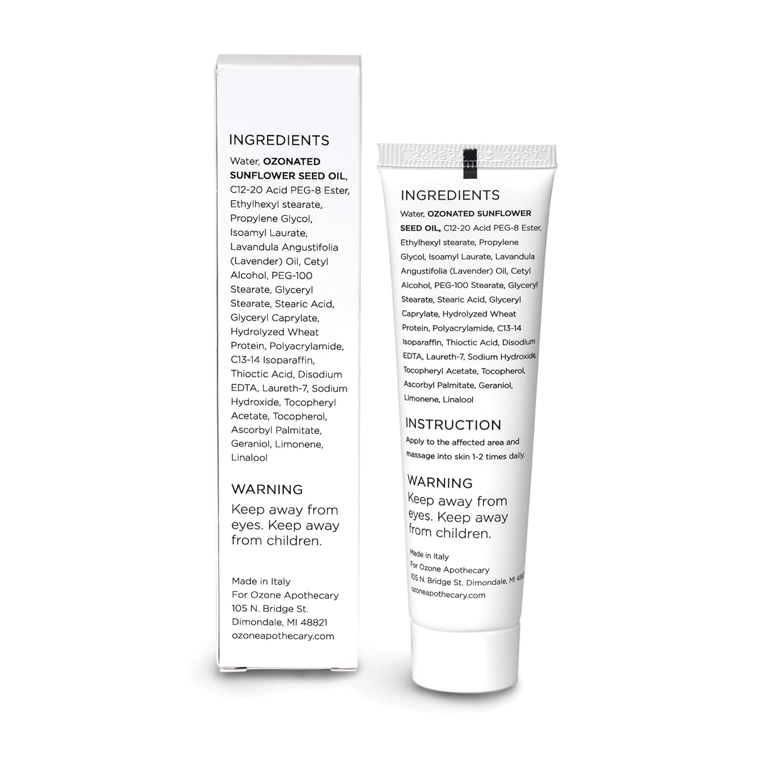 Ozone Skin Cream | Ozone Oil Infused Absorbent Cream Skincare | Antibiotic-Free Multipurpose for Promoting Healthy Skin - Image 3