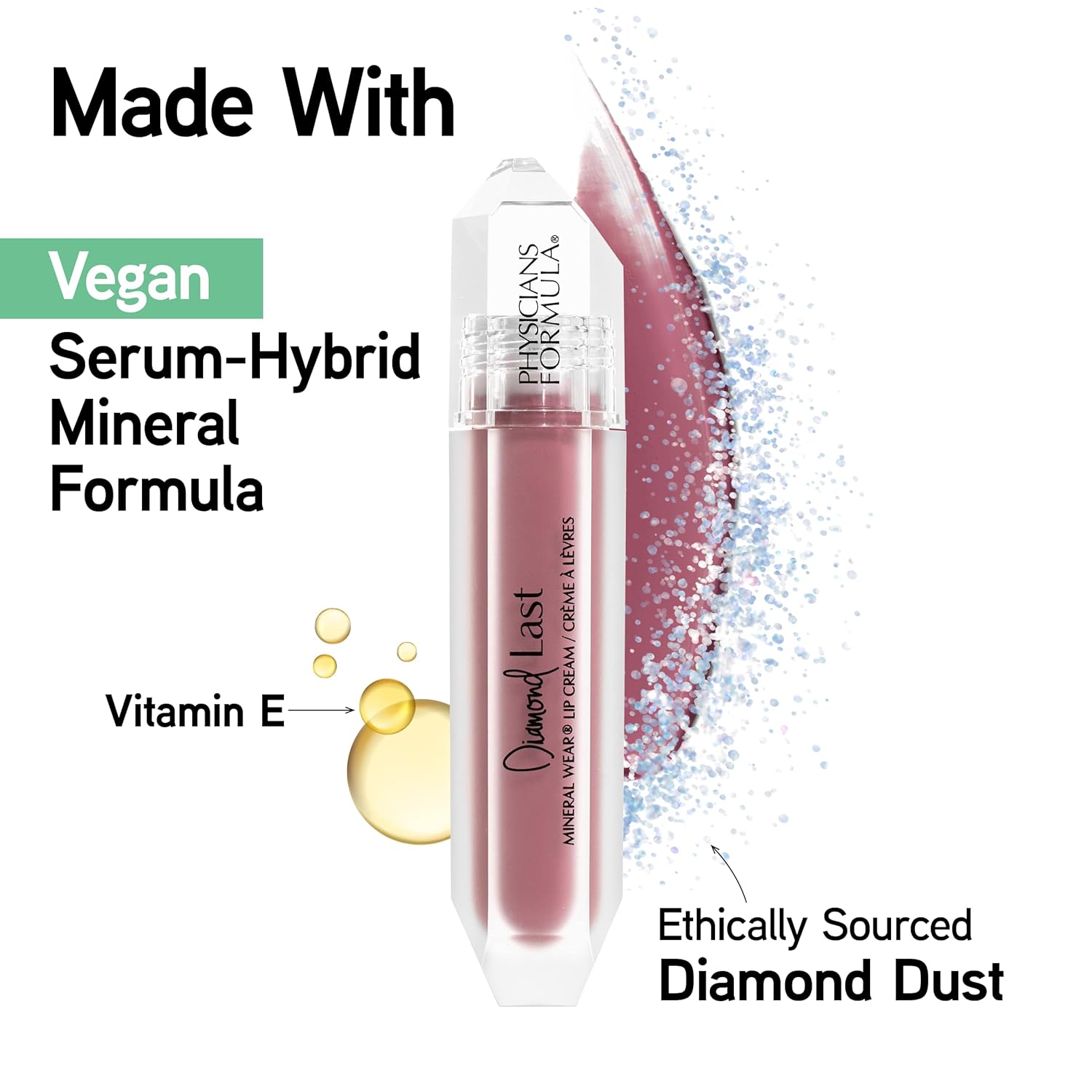 Physicians Formula Mineral Wear® Diamond Last Majestic Mauve - Image 5