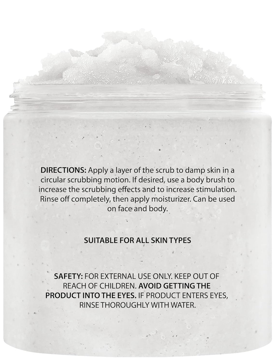 Brooklyn Botany Dead Sea Salt and Coconut Milk Body Scrub - Moisturizing and Exfoliating Body, Face, Hand, Foot Scrub - Fights Stretch Marks, Fine Lines, Wrinkles - Great Gifts for Women & Men - 10 oz - Image 2