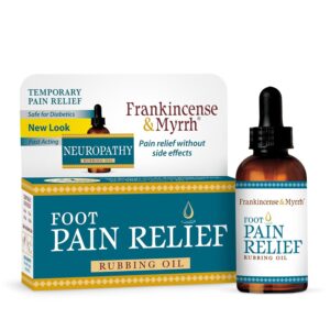 Frankincense and Myrrh Foot Pain Relief Rubbing Oil, Neuropathy Pain Relief for feet, Frankincense Essential Oil, Diabetic Lotion & Cream, Nerve, Neuropathy & Restless Legs Syndrome, Maximum Strength