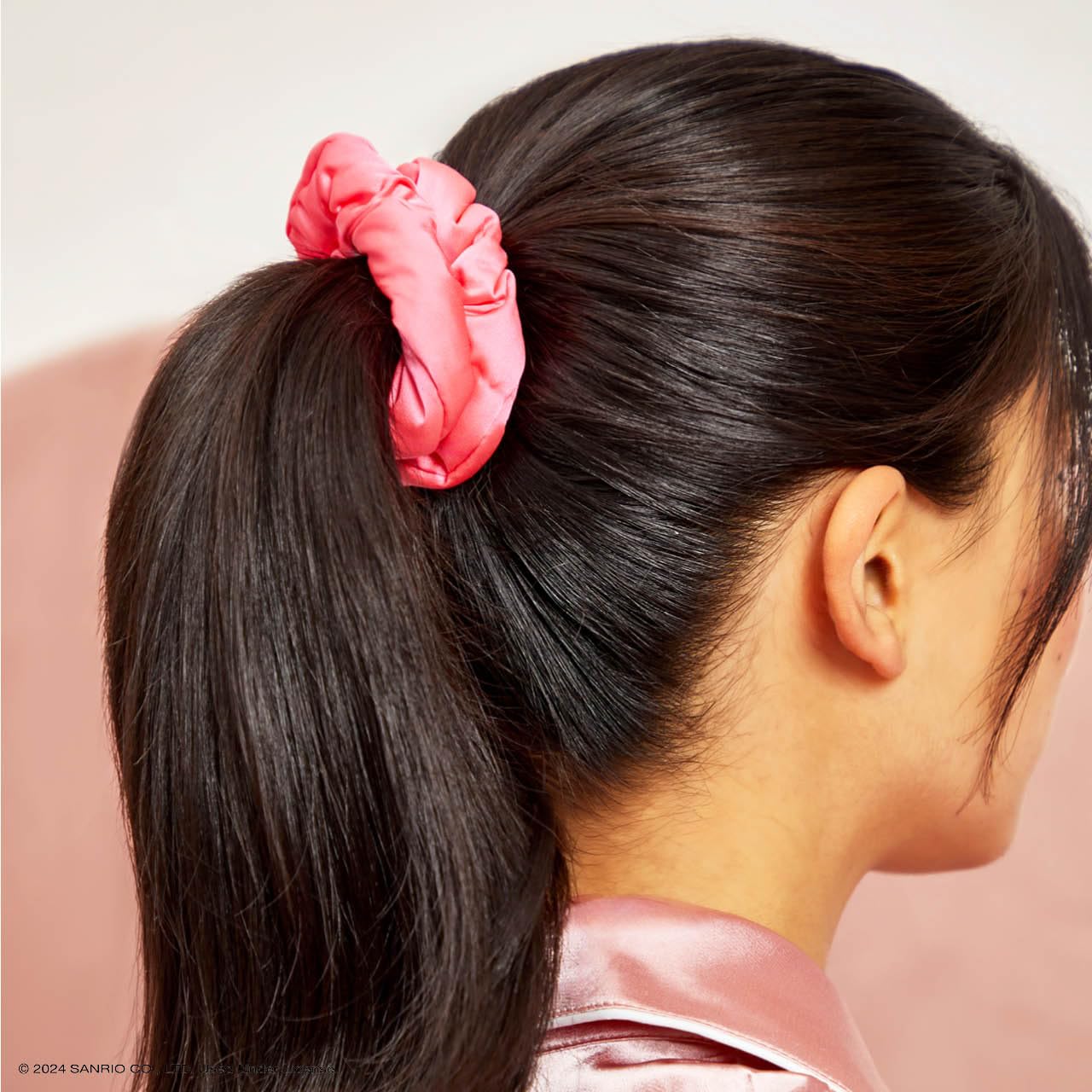 Hello Kitty x Kitsch Set of 3 Fabric Scrunchies No Crease Hair Ties - Image 5