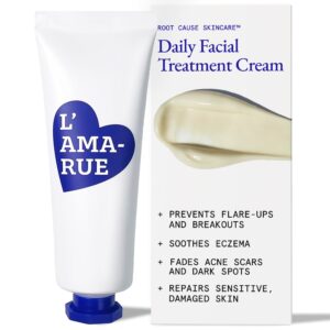 L'AMARUE Eczema Relief Cream | Oil-Balancing Acne & Scar Cream | Helps Improve Psoriasis, Rosacea & Dermatitis Prone, Dry Skin | Root Cause Skincare™ in an Effortless Do-All Essential 1.7oz