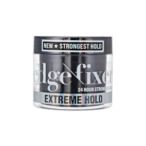 Red by Kiss Edge Fixer Extreme Hold, Strong Edge Control with 24-Hour Hold, Infused with Biotin for Nourishment & Hydration, No Flaking or Oily Residue (3.38 Fl.oz.)
