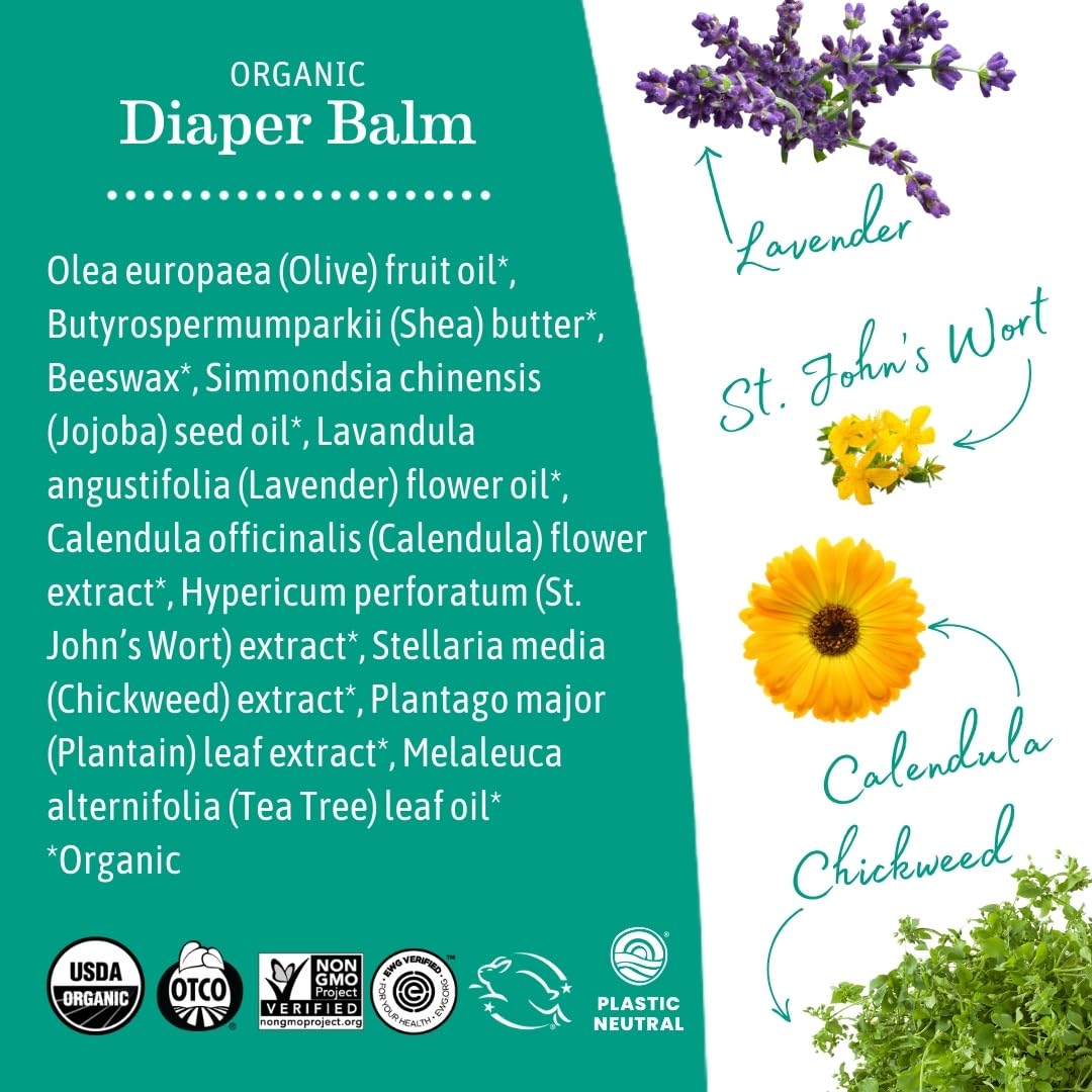 Earth Mama Nipple Butter and Diaper Balm 2-Piece Set for Breastfeeding & Baby Care - Image 5