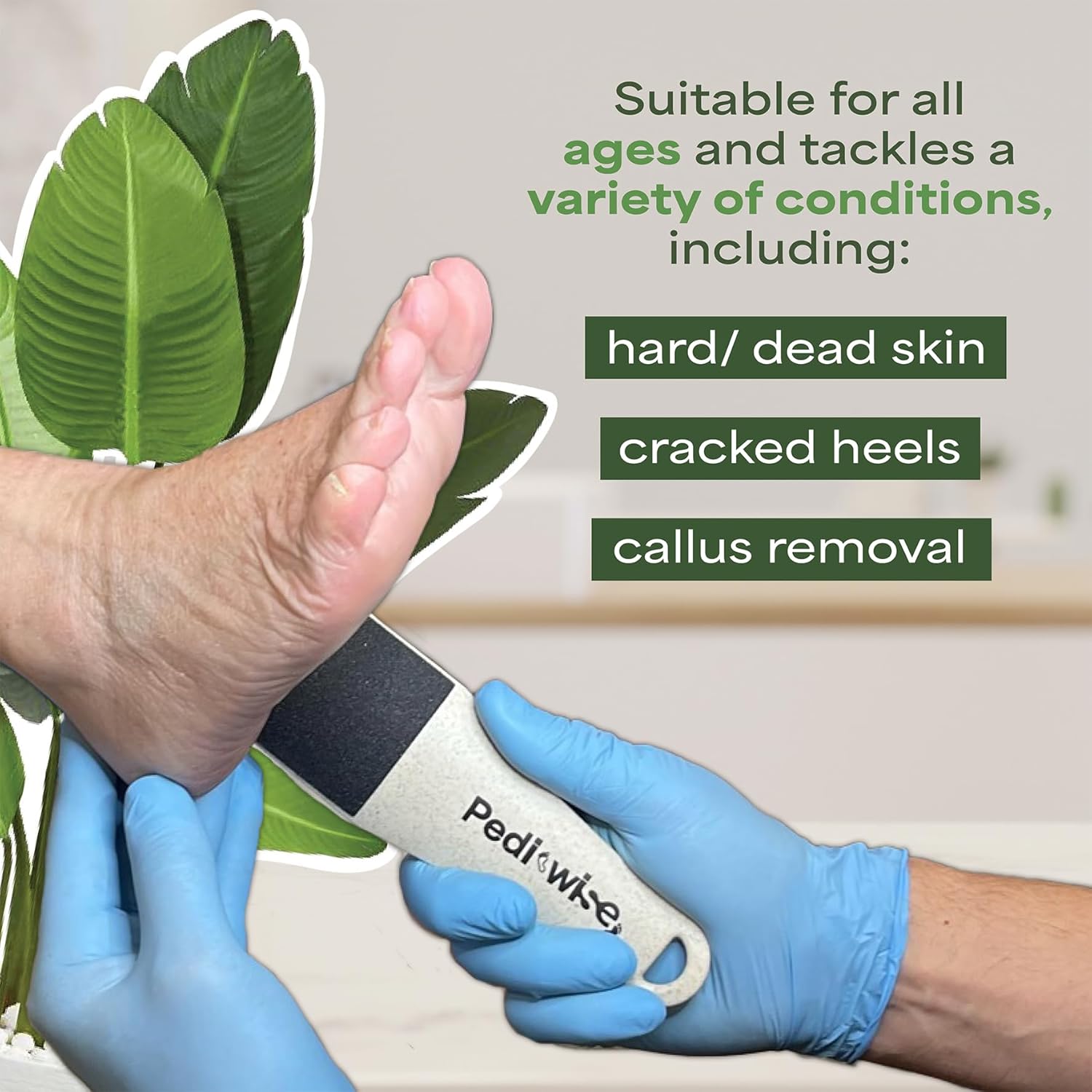 Professional Foot Scrubber Foot File for Dead Skin & Callus Remover - Extra Large Double Sided Pumice Stone for feet - Recommended by Podiatrists - Image 2