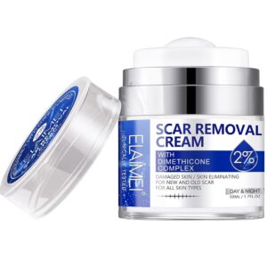 Scar Cream, Scar Removal Cream - Advanced Scar Cream for Surgical Scars, Acne Scars, C-Section, Burns, Stretch Marks -Effective for Old and New Scars Gel Acne Scar Treatment