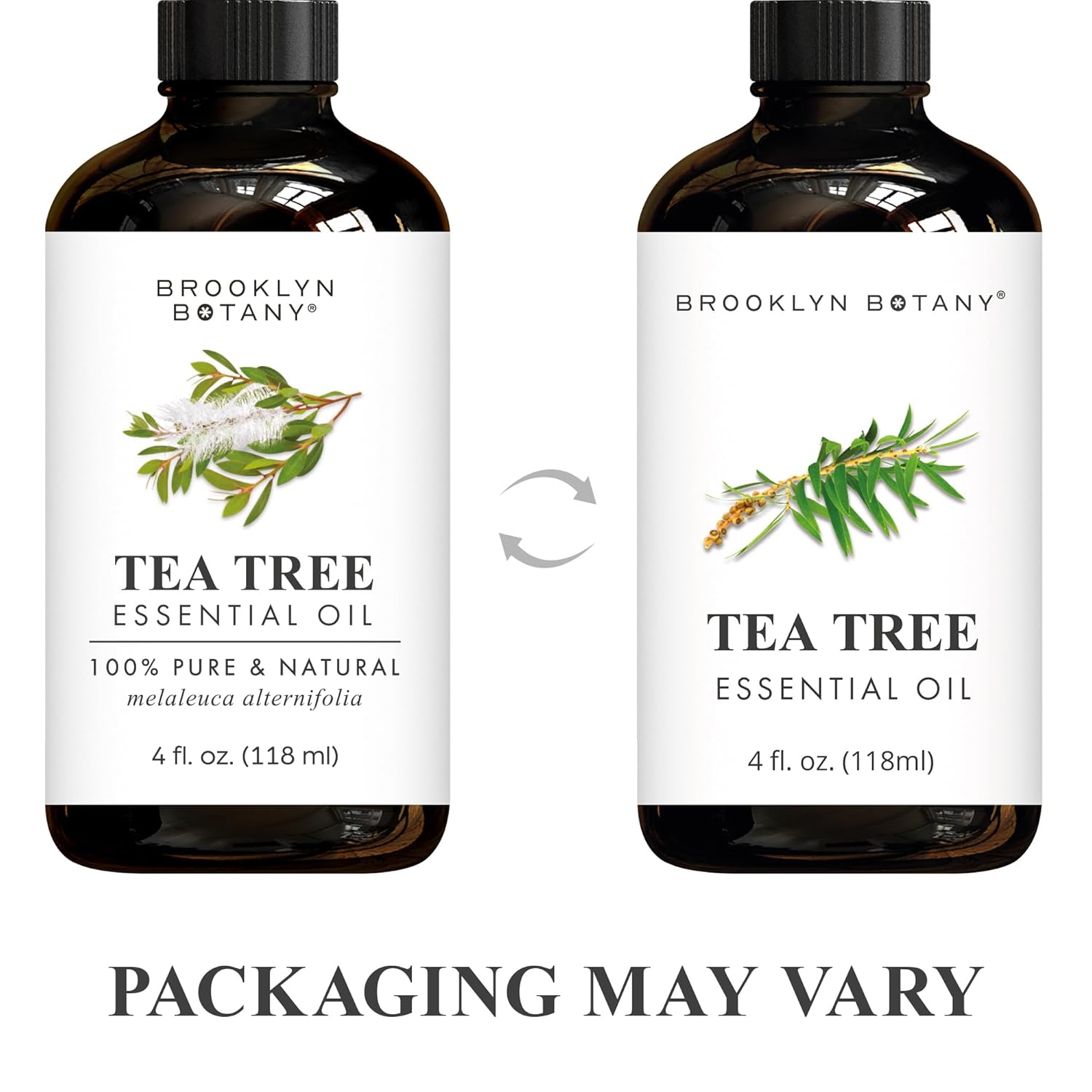 Brooklyn Botany 4 Oz 100% Pure Tea Tree Essential Oil for Aromatherapy with Dropper - Image 2