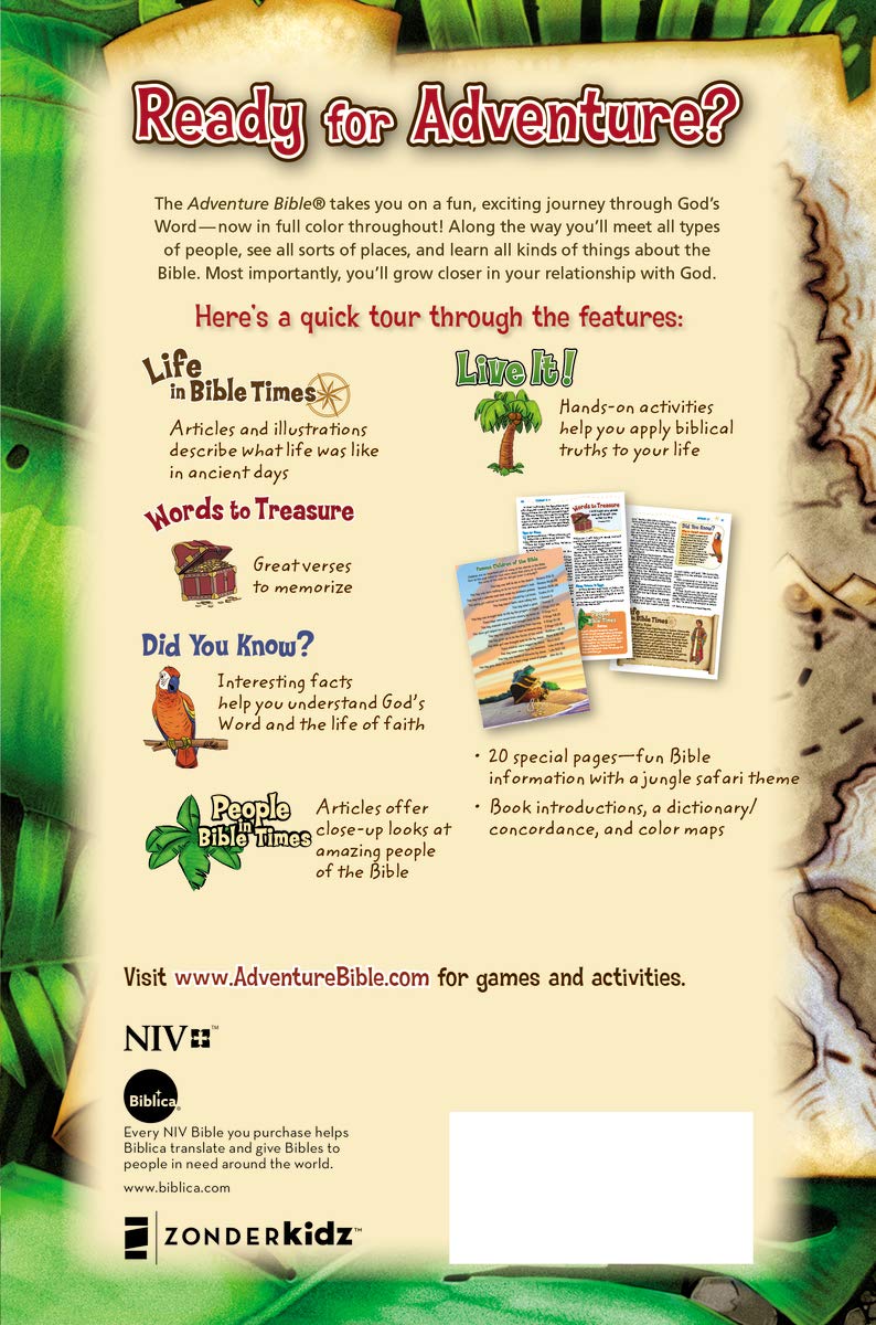 NIV, Adventure Bible, Hardcover, Full Color - Image 2