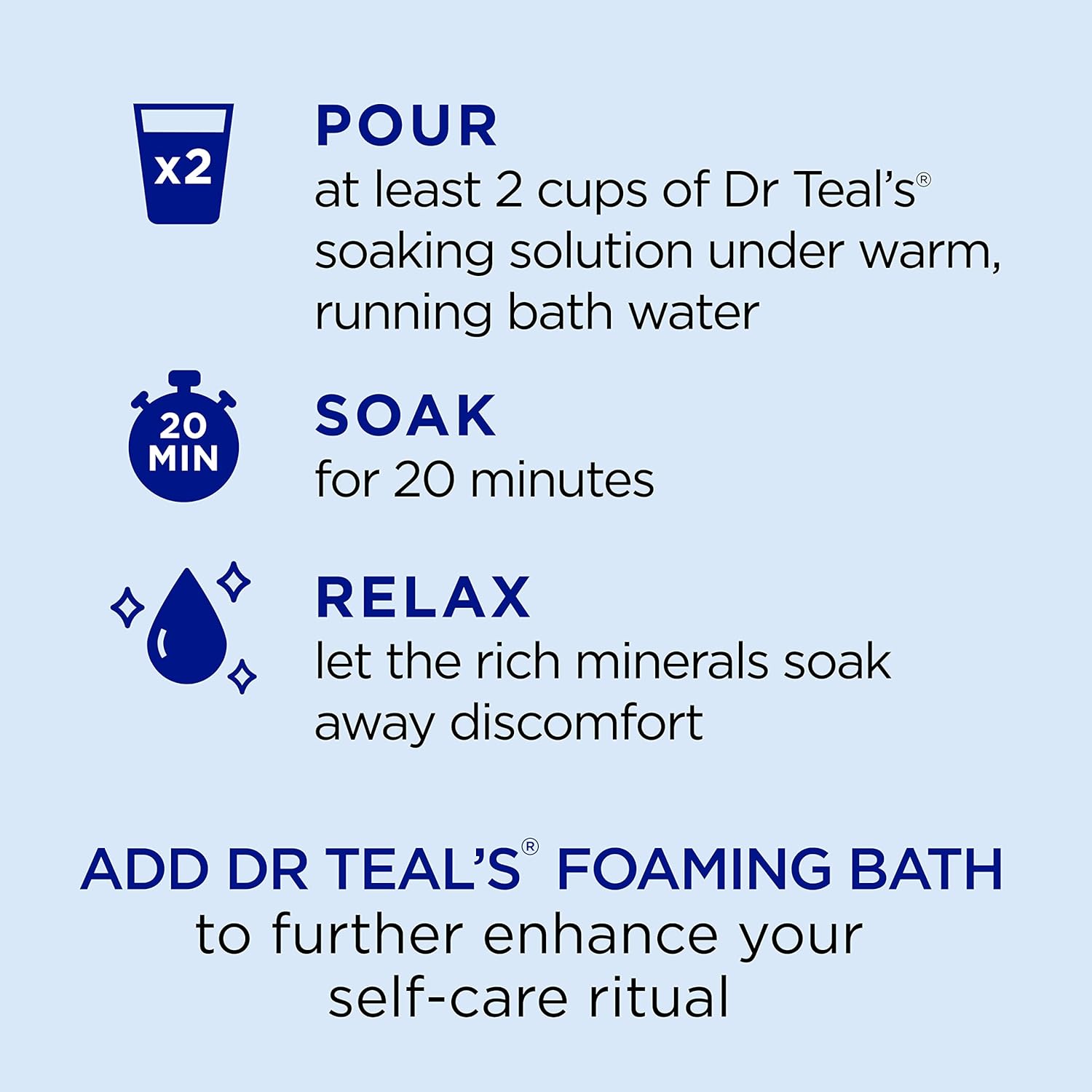 Dr Teal's Epsom Salt Magnesium Soak, Soften & Nourish with Milk and Honey, 3 lbs - Image 4
