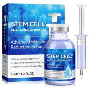 Stem Cell Serum for Face, Anti-Aging, Anti-Wrinkle, Stem Cells Strengthens and Moisturises Skin, Stimulate Collagen and Smooth Out Stubborn Wrinkles, 1.2Fl Oz