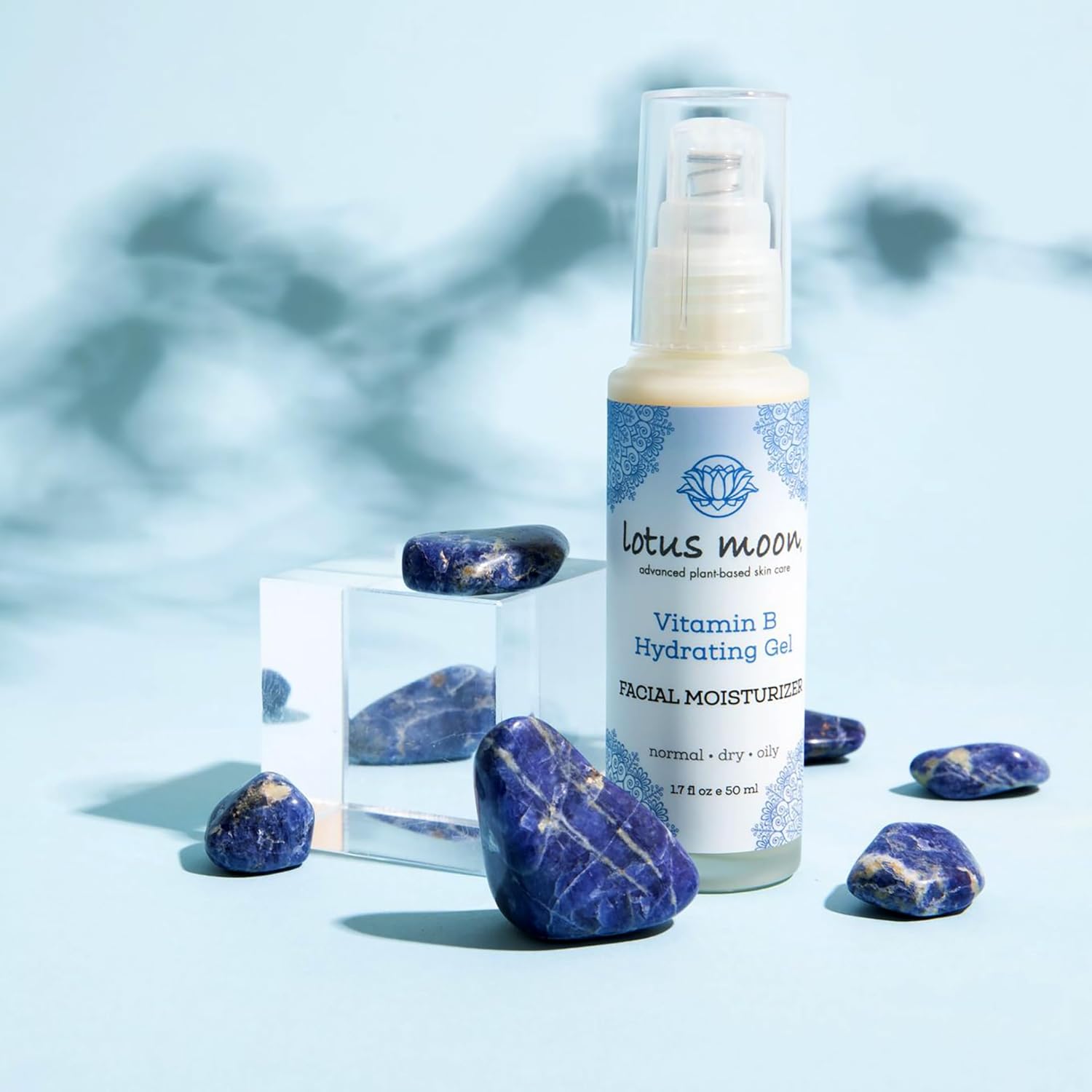 Lotus Moon® - Vitamin B Hydrating Gel | Niacinamide Serum, Vitamin B3, Hyaluronic Acid, Clean, Cruelty-Free, For All Skin Types, Made in USA (1.7 fl oz | 50 ml) - Image 4