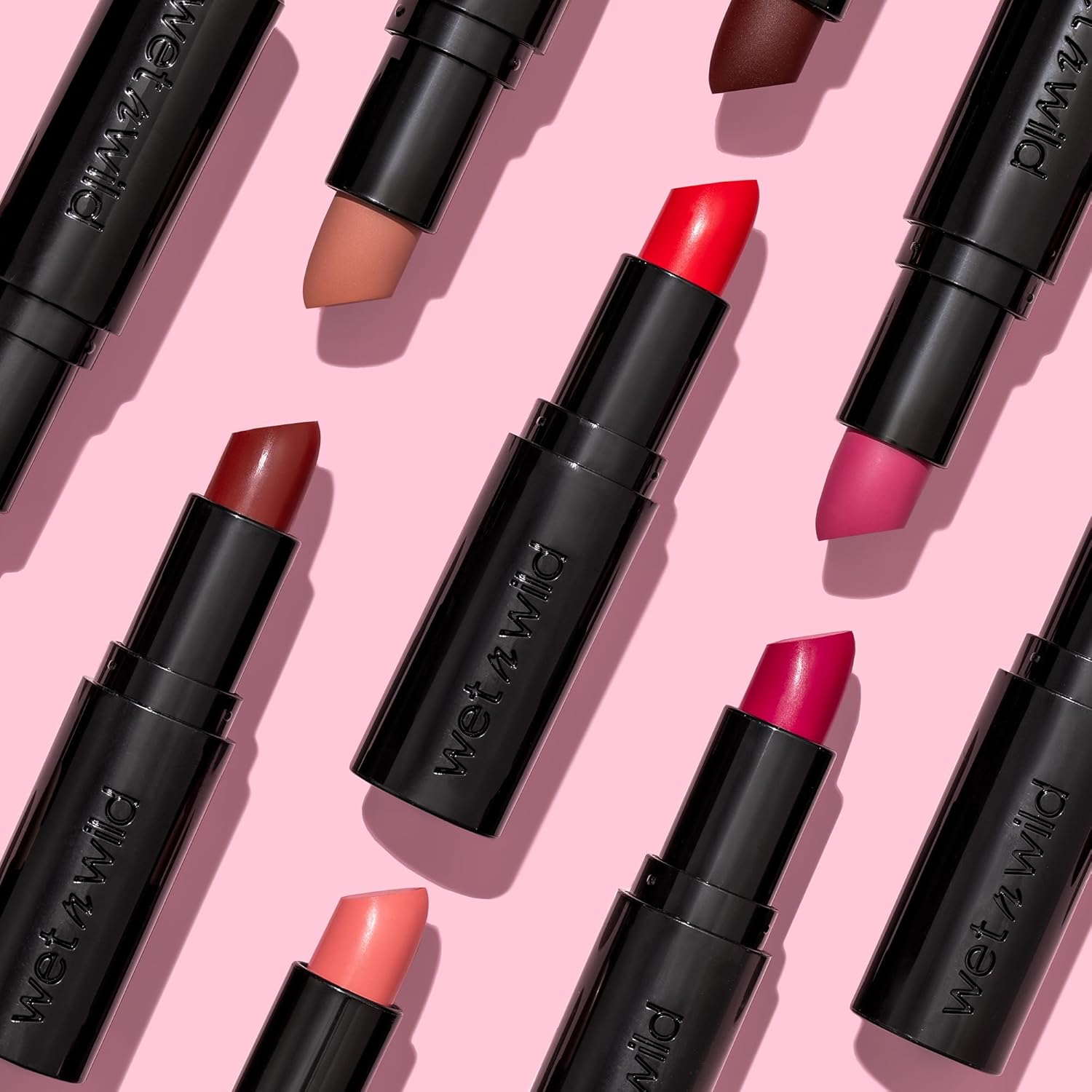 wet n wild Mega Last Matte Lip Color, Semi Matte Hyaluronic Acid Infused, Long Lasting Full Coverage for a Nourishing Pout, Cruelty-Free & Vegan - Think Pink - Image 9
