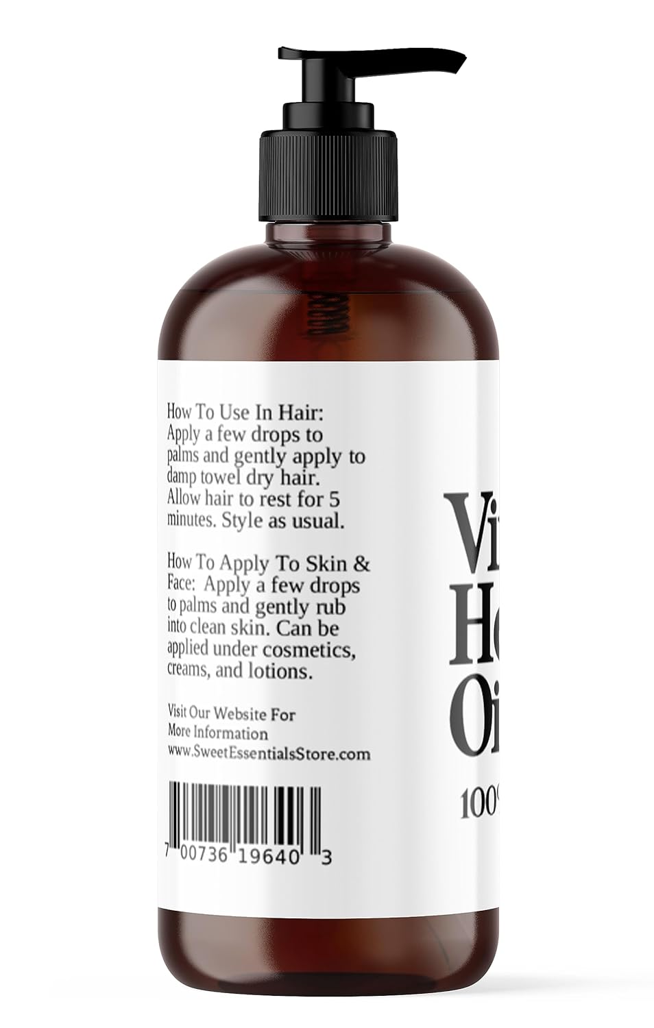 Organic Unrefined Hemp Seed Oil 16oz Cold Pressed for Skin Relief - Image 2