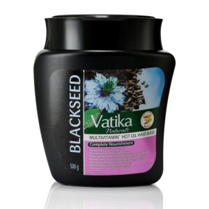 Vatika Naturals Hot Oil Hair Mask - Black Seed & Multivitamin Hair for Dry, Damaged, Nourishing & Strengthening, Deep Conditioning for Soft, Smooth Hair - 500ml