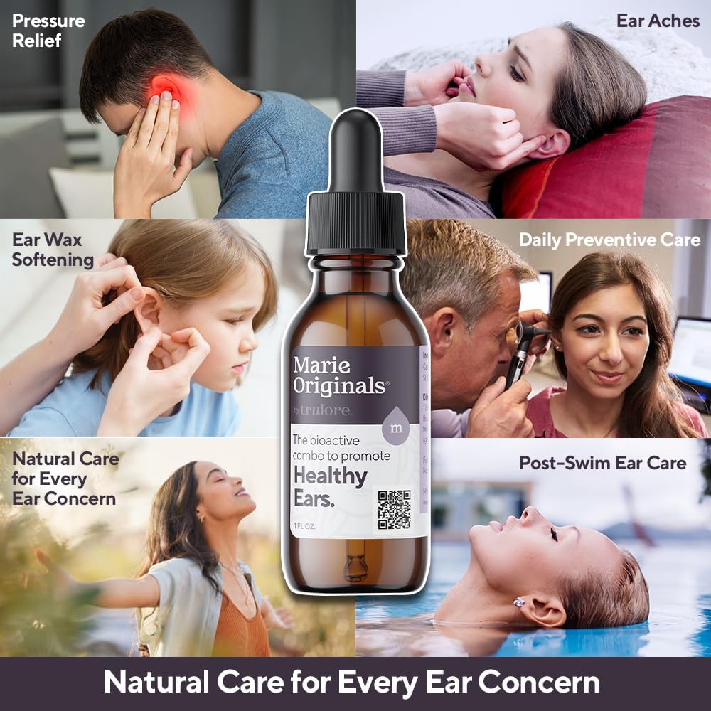 Marie Originals Natural Mullein Garlic Ear Oil Drops 1 oz Soothes Pain & Aids Wax Removal - Image 5