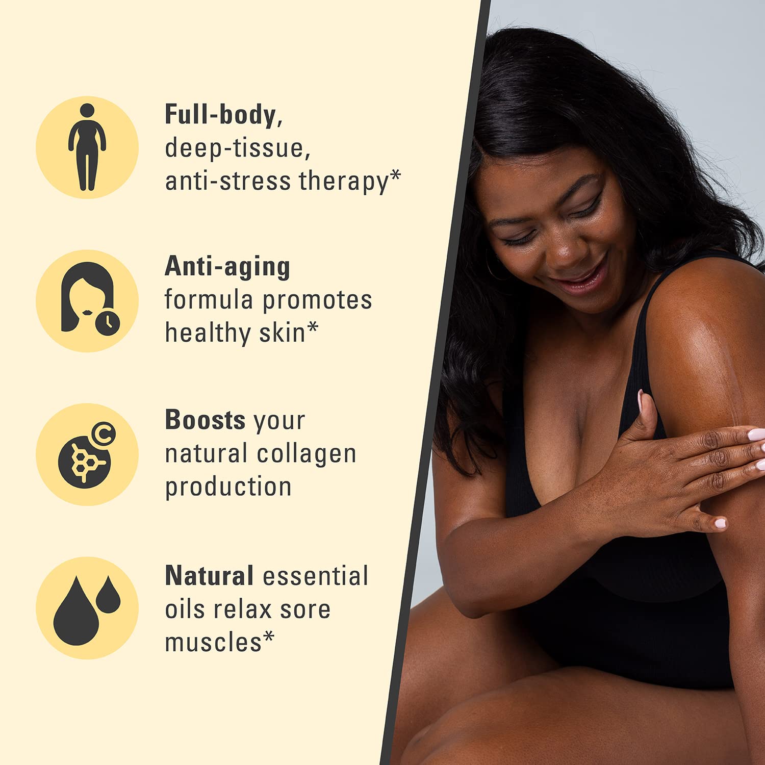 Ylang Ylang Ginger Massage Oil 8oz with Collagen and Stem Cells for Detox and Skin Firming - Image 5