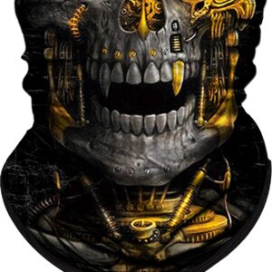 Obacle Skull Face Mask for Dust Wind Sun Protection Men Women Motorcycle Riding