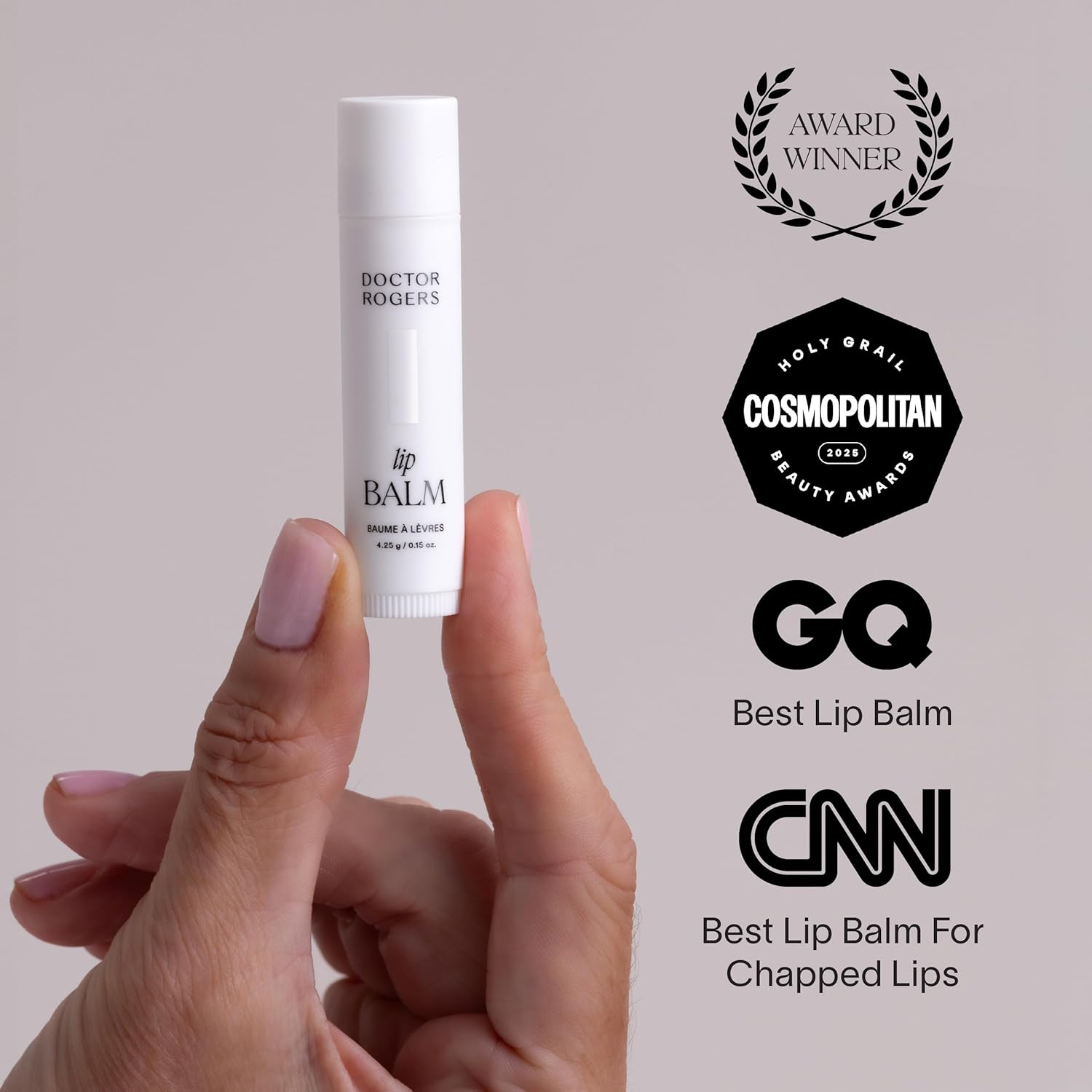 Doctor Rogers Lip Balm. Hydrating & Softening Lip Moisturizer for Very Dry Lips, Natural & Hypoallergenic, 0.15 Ounce (4.25 g) Tube - Image 5