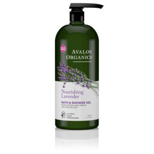 Avalon Organics Lavender Bath and Shower Gel, 32 Ounce