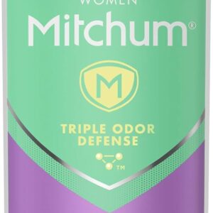 Mitchum Women’s Antiperspirant Deodorant Gel Stick, Shower Fresh Scent, 48HR Sweat & Odor Protection, Triple Odor Defense, Alcohol-Free, 3.4 oz (Pack of 2)