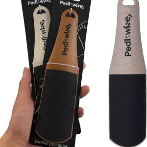 Professional Foot Scrubber Foot File for Dead Skin & Callus Remover - Extra Large Double Sided Pumice Stone for feet - Recommended by Podiatrists