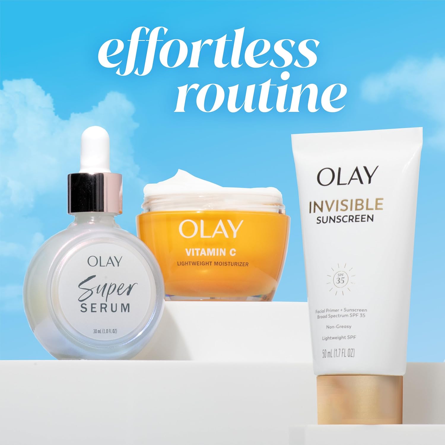Olay Invisible SPF 35 Facial Sunscreen and Makeup Primer Fragrance-Free 1.7 Oz - Image 4