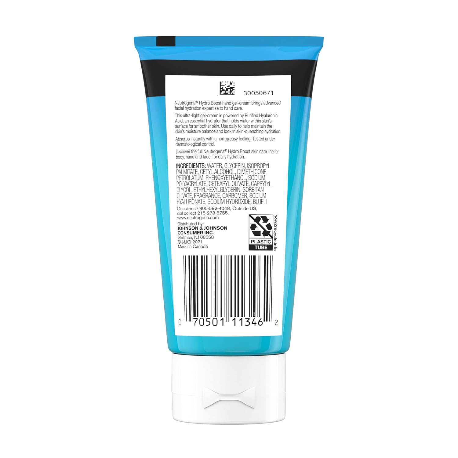 Neutrogena Hydro Boost Hydrating Hand Gel Cream with Hyaluronic Acid for Instantly Quenched, Soft & Supple Hands, Lightweight, Non-Greasy & Quick Absorbing Hand Lotion, Travel Size, 3 Oz - Image 8