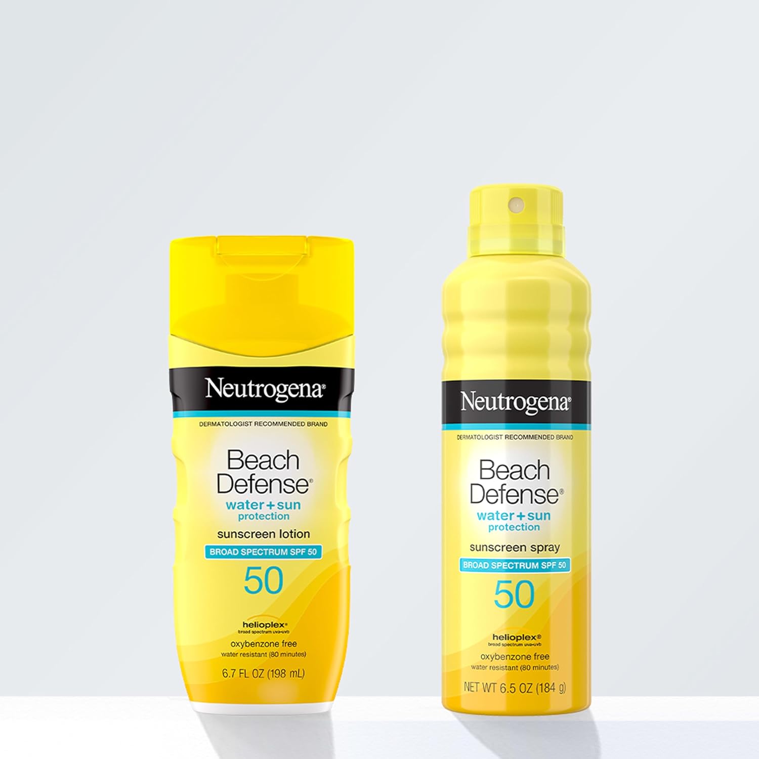 Neutrogena Beach Defense SPF 50 Sunscreen Spray 6.5 Oz Lightweight Water Resistant Face Body - Image 7