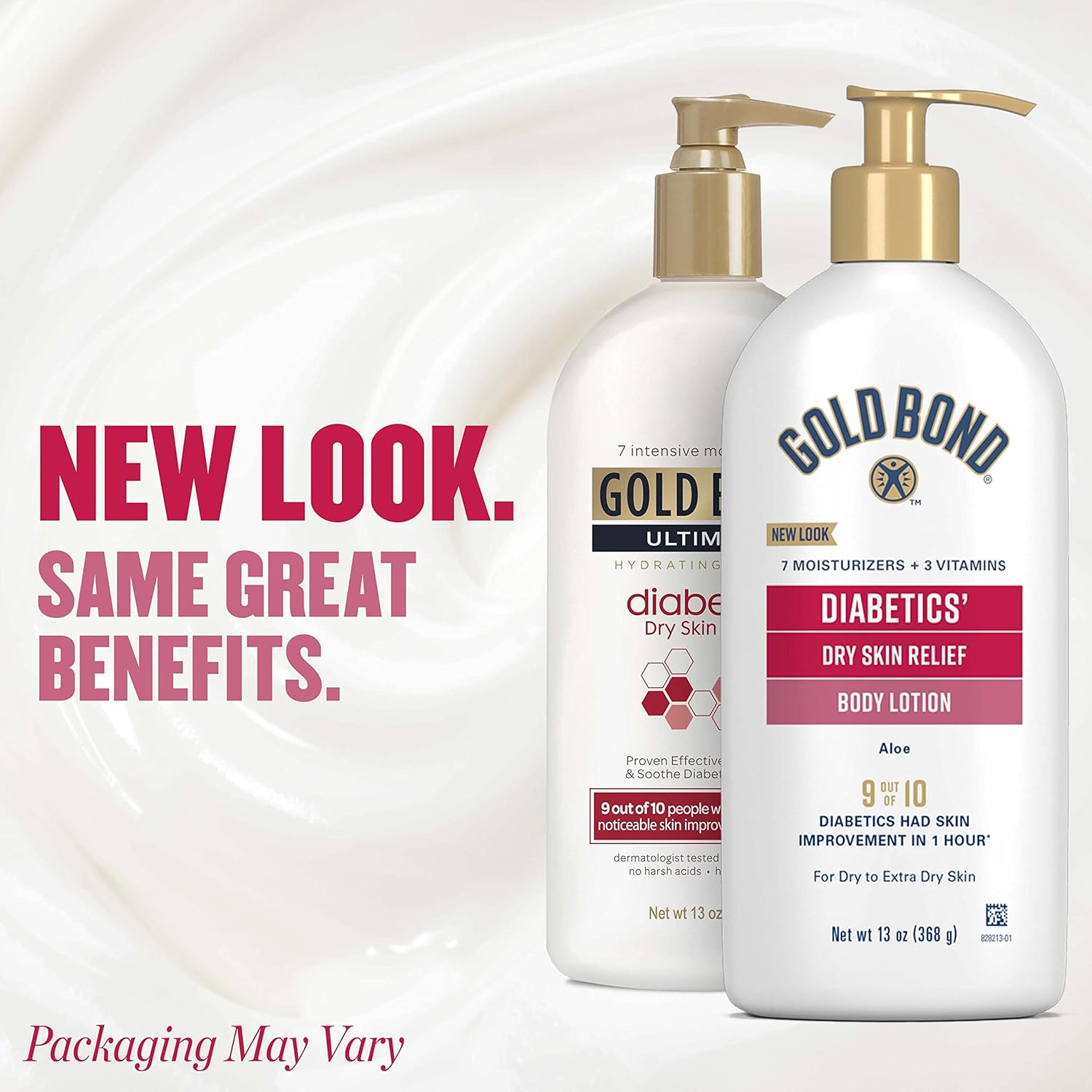 Gold Bond Diabetics' Dry Skin Relief Body Lotion, 13 oz., with Aloe to Moisturize & Soothe - Image 2