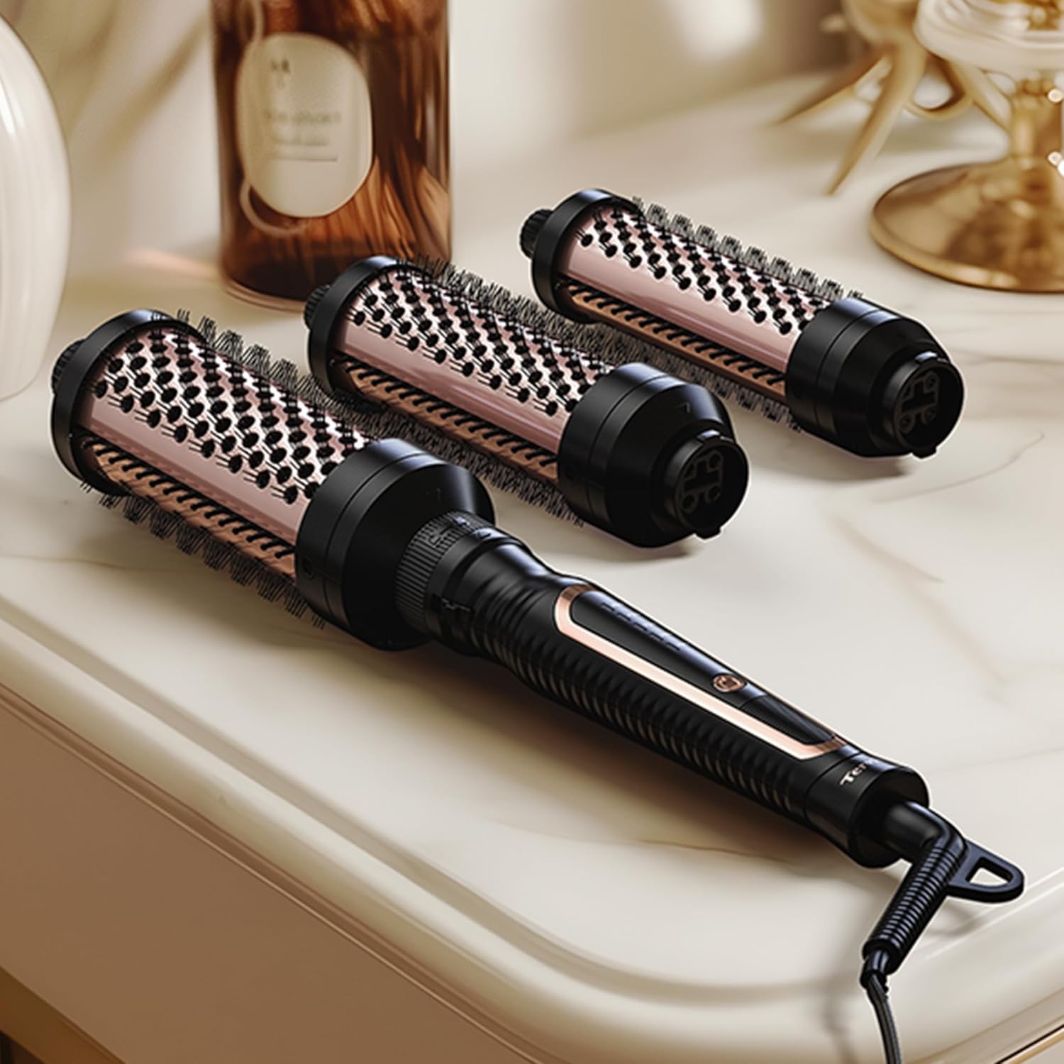 Terviiix PRO 5-Piece Thermal Brush Set for Voluminous Styling, Adjustable Temp, Detachable Heads - Image 8