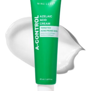 A-Control Azelaic Acid Cream – Korean Blemish Clear Moisturizer for Face - Acne-Fighting & Hydrating for Clearer Skin - Blemish Relief, Soothing Recovery, 1.69oz.