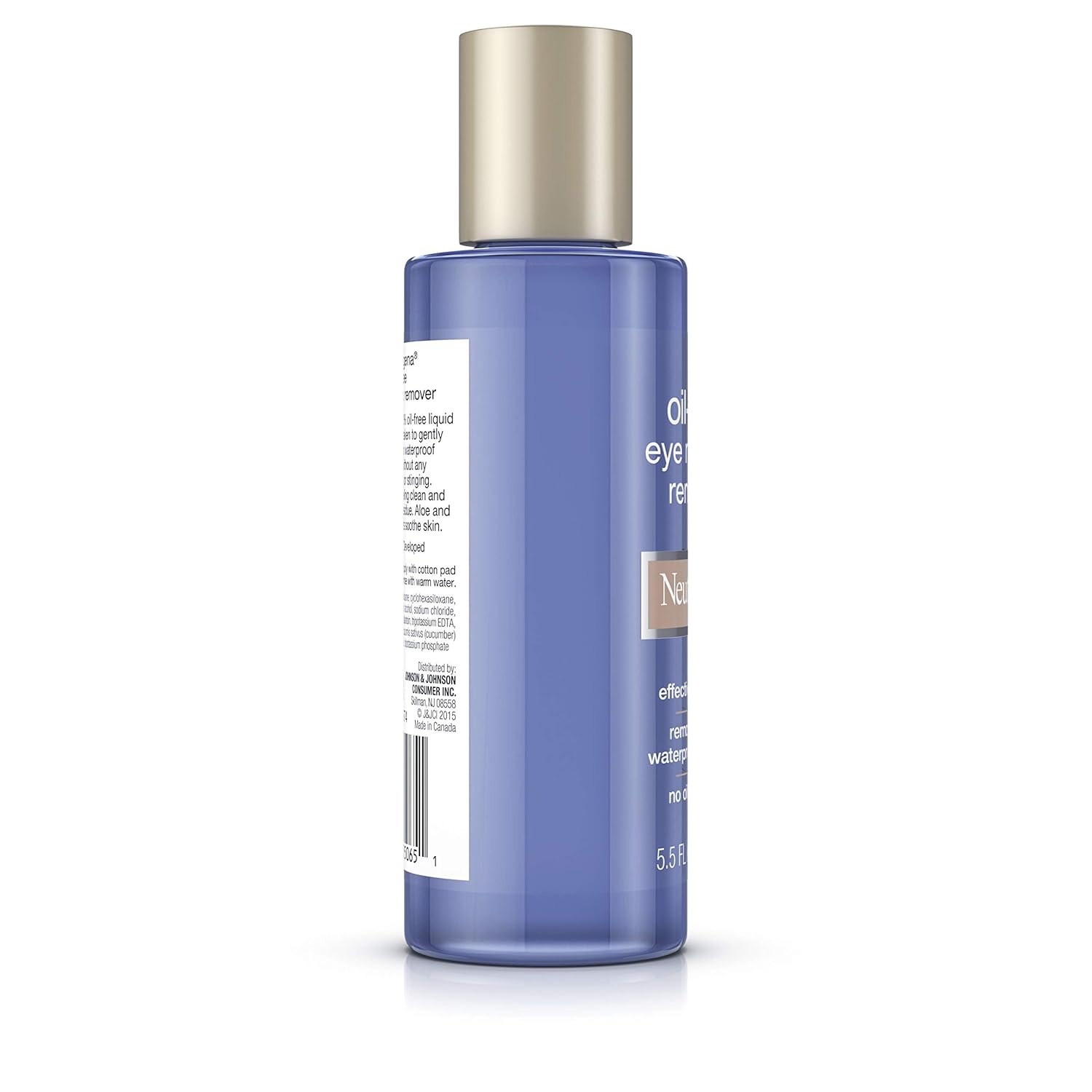 Neutrogena Gentle Oil-Free Eye Makeup Remover & Cleanser for Sensitive Eyes, Non-Greasy Makeup Remover, Removes Waterproof Mascara, Dermatologist & Ophthalmologist Tested, 5.5 fl. oz, 3 Pack - Image 9