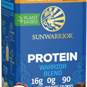 Organic Plant Based Protein Powder | Vegan Organic Protein Powder Chocolate Flavored with BCAA Amino Acids & Hemp Seed Pea Blend | Non-GMO Soy Dairy Filler & Gluten Free (Chocolate, 32 Servings)