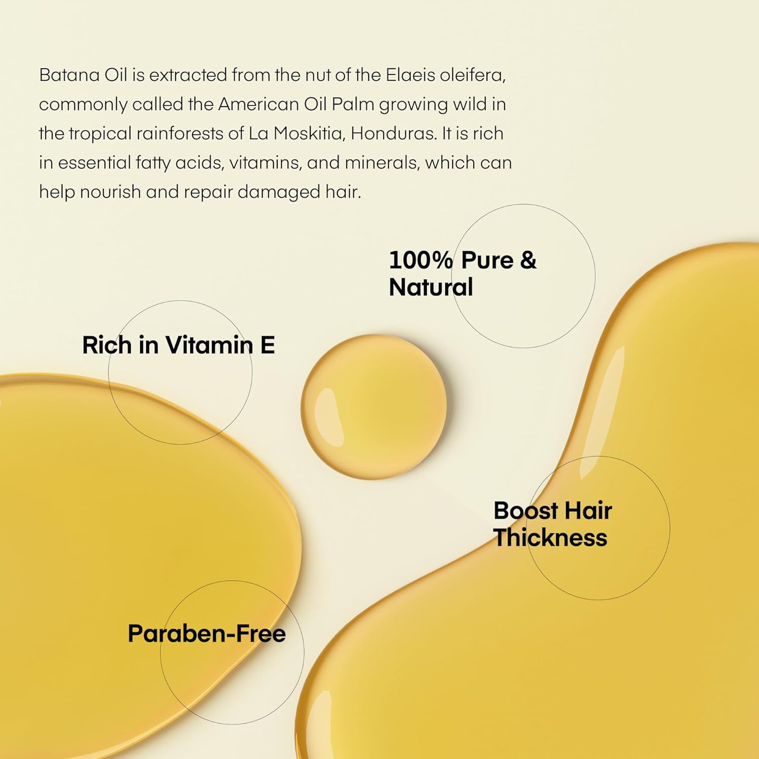 Pure Raw Batana Oil for Hair Growth 4 Fl Oz - Dr Sebi Organic & Natural Honduras Formula - Image 3