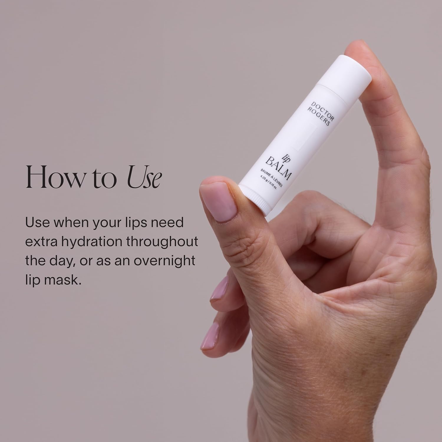 Doctor Rogers Lip Balm. Hydrating & Softening Lip Moisturizer for Very Dry Lips, Natural & Hypoallergenic, 0.15 Ounce (4.25 g) Tube - Image 4