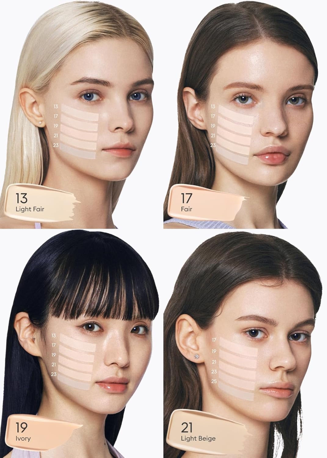 MISSHA M PERFECT COVER SERUM BB CREAM No.17 Fair- Fair with Cool Undertone, Skin Tint, Tinted Moisturizer, Skin Care Foundation Makeup, Superfood Complex, Glass Skin, Korean Makeup,1.18 Fl oz - Image 7