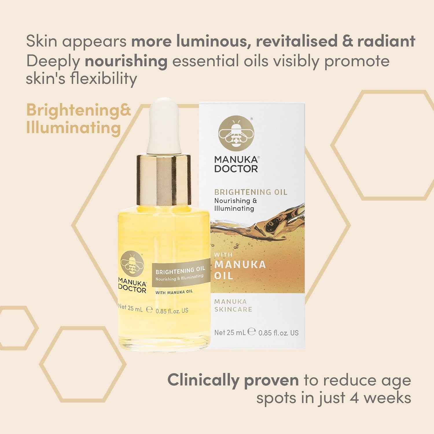 Manuka Doctor Nourishing Face Oil with Vitamin E, Rose Hip and Avocado Oil, Spot Treatment for Glowing Skin .85 Fl Oz - Image 2