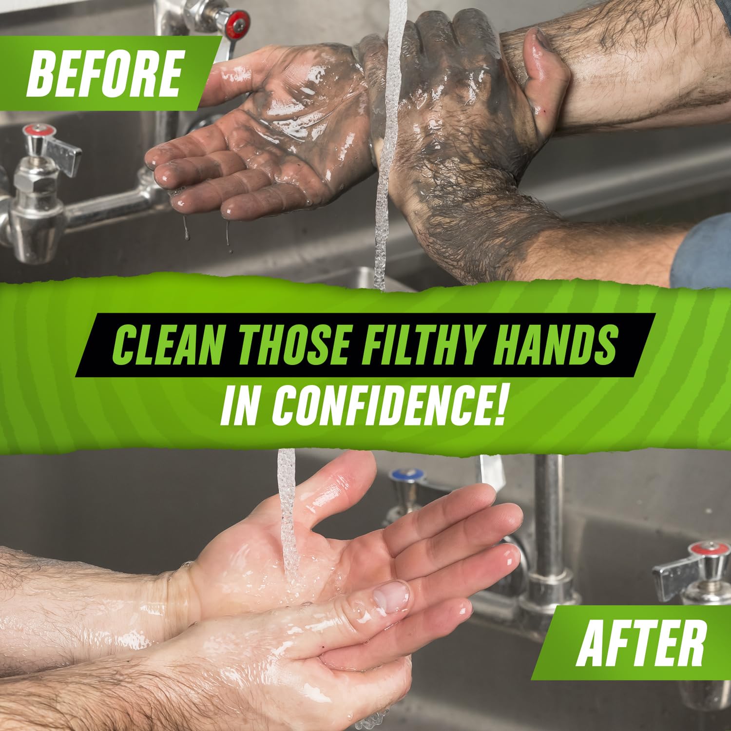 Grip Clean Heavy Duty Hand Cleaner Kit with Soap, Wipes, Cream, and Brush - Image 6