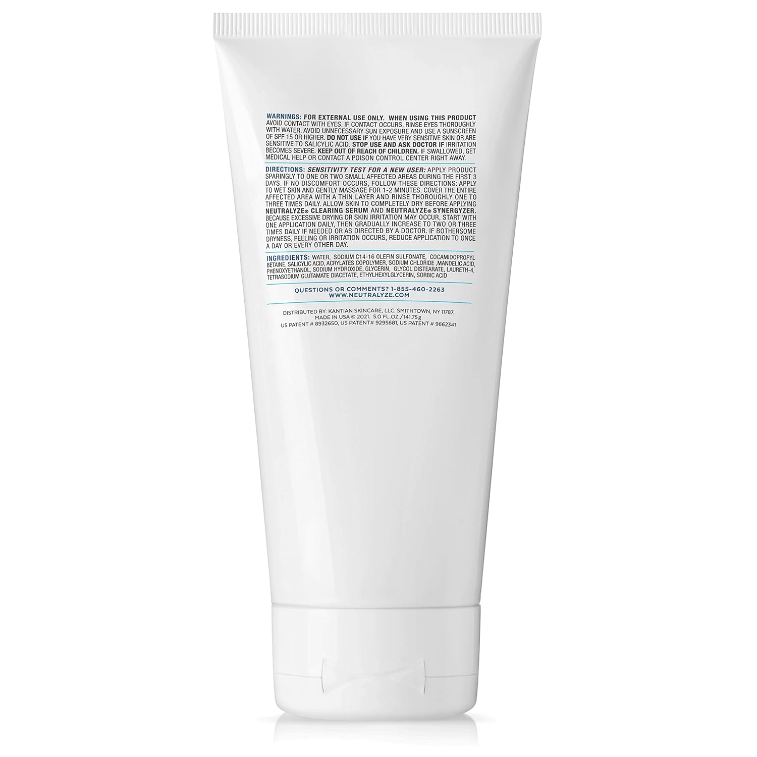 Acne Wash for Face with 2% Mandelic Acid & 2% Salicylic Acid - Professional Grade, A.H.A. + B.H.A. Facial Cleanser for Acne Prone Skin (90+ Day) - Image 2