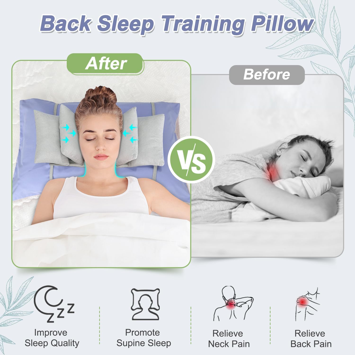 Mybow Beauty Sleeping Pillow for Anti-Aging, Neck Support, and Wrinkle Prevention - Image 4