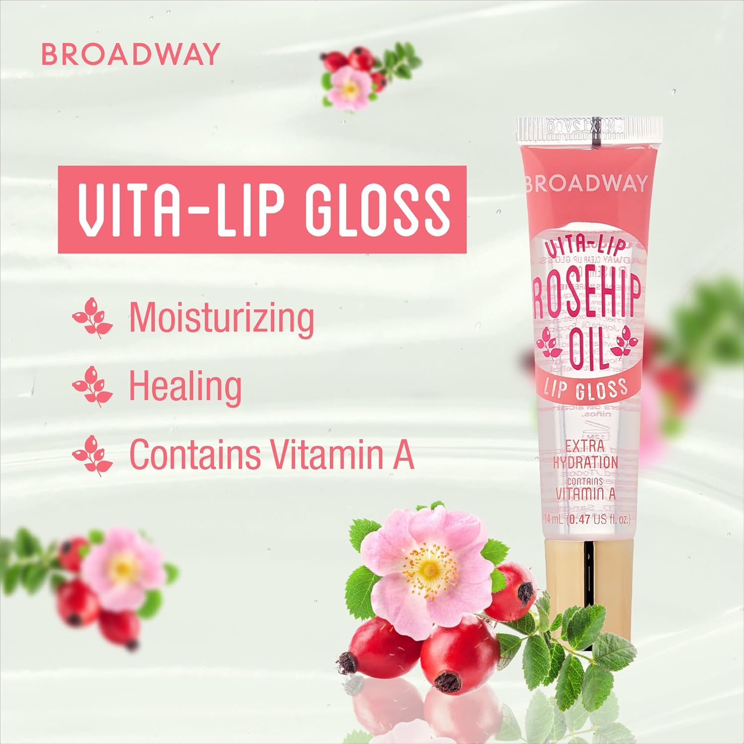 Ruby Kisses Broadway Vita-Lip Tinted & Clear Lip Gloss Set (11 Pack) Ultra-Hydrating & Soothing Formula with Vitamins, High-Shine Non-Sticky Lip Balm with Rosehip+Coconut Oil, Pink & Brown Shades - Image 3