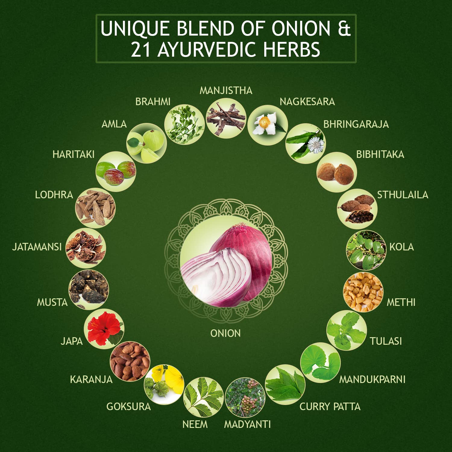 Organic Onion Hair Oil with Curry Leaves for Hair Growth and Loss Control, 6.76 Fl Oz - Image 5