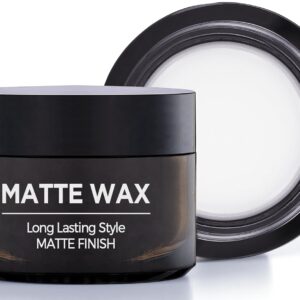 Pomade For Men, All Day Hold Matte Hair Wax, Matte Finish-Flake-Free-Non-Greasy Matte Pomade, Hair Paste For All Hair Types (2 Oz)