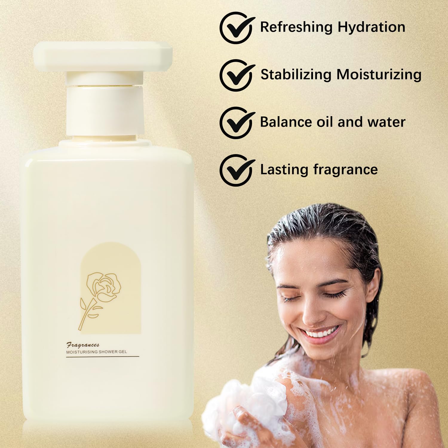 SanyeQueen 300ML Hydrating Scented Body Wash for Unisex Use - Image 4
