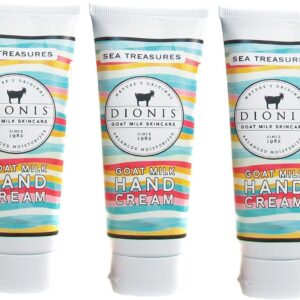 Dionis Goat Milk Hand Cream 3 Piece Travel Gift Set - Sea Treasures