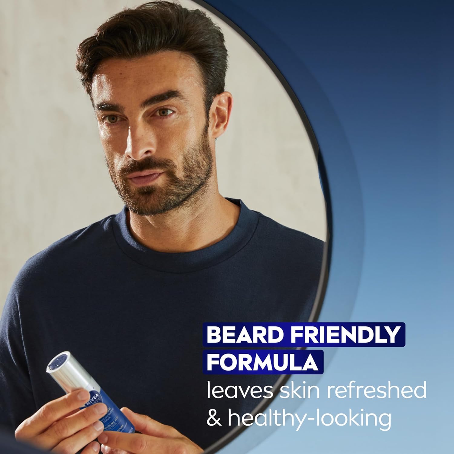 NIVEA MEN Age Defense Instant Hydrating Face Serum for Dry Skin, With Pro-Retinol and Hyaluronic Acid, Skin Care Gifts for Dad, Helps Reduce Look of Fine Lines and Wrinkles, 1.7 Fl Oz Bottle - Image 7