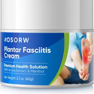 Natural Plantar Fasciitis Cream – Herbal Soothing Relief for Heel Spur, Foot & Joint Discomfort – Premium Health Care Products – 60g / 2.1 Oz (Pack of 1)