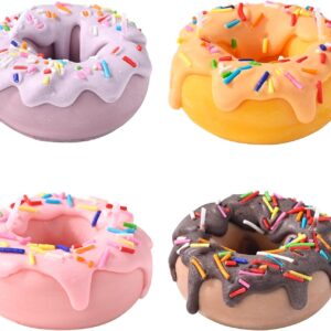 HouseAid Decorative Scented Donut Candle, Handmade Stylish Candle for Gift, 100% Soy Wax, Colorful